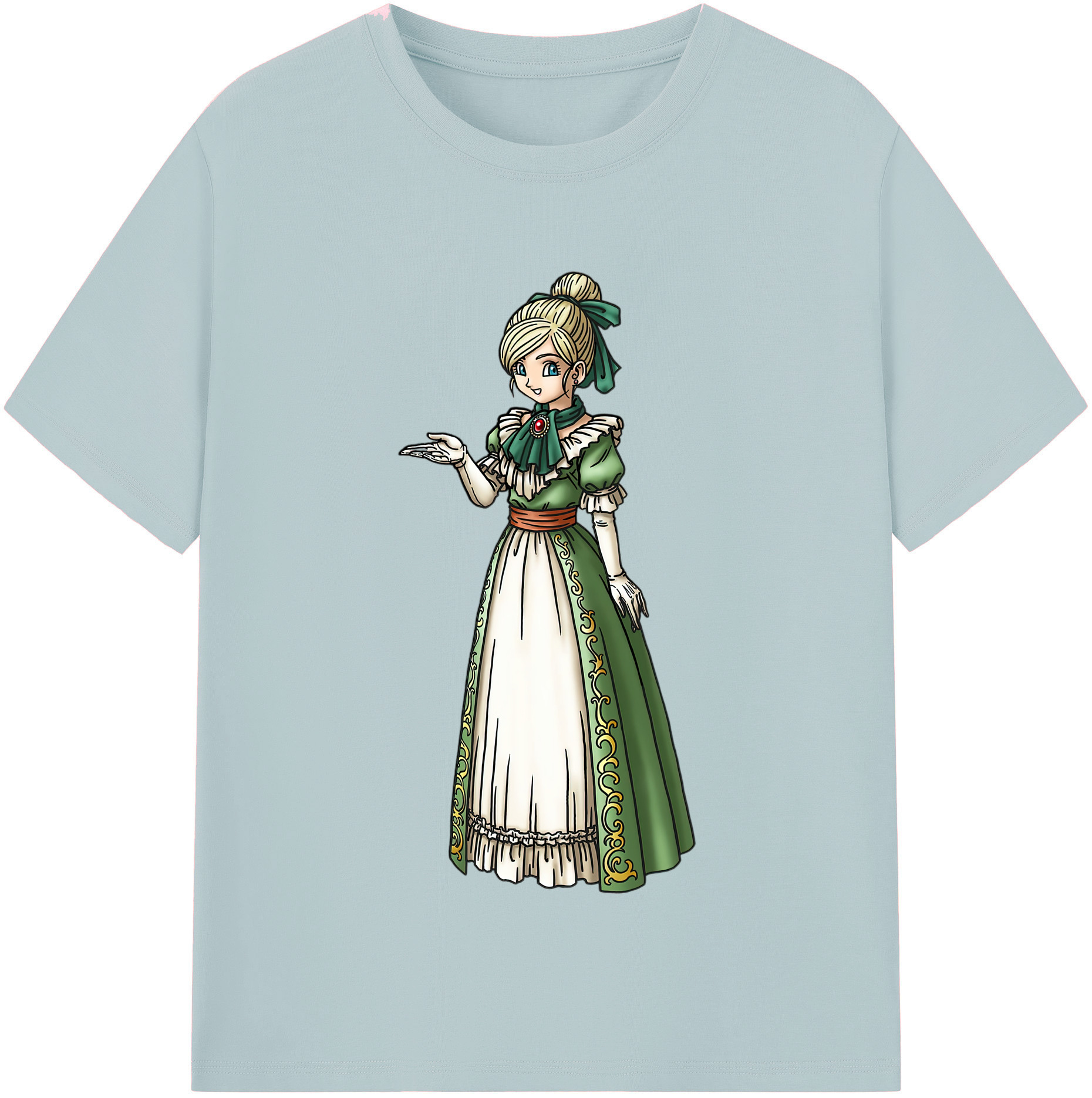 （画像用） ドラゴンクエスト Doragon Kuesuto Dragon Quest 綿100％半袖Tシャツ（フロントプリント）